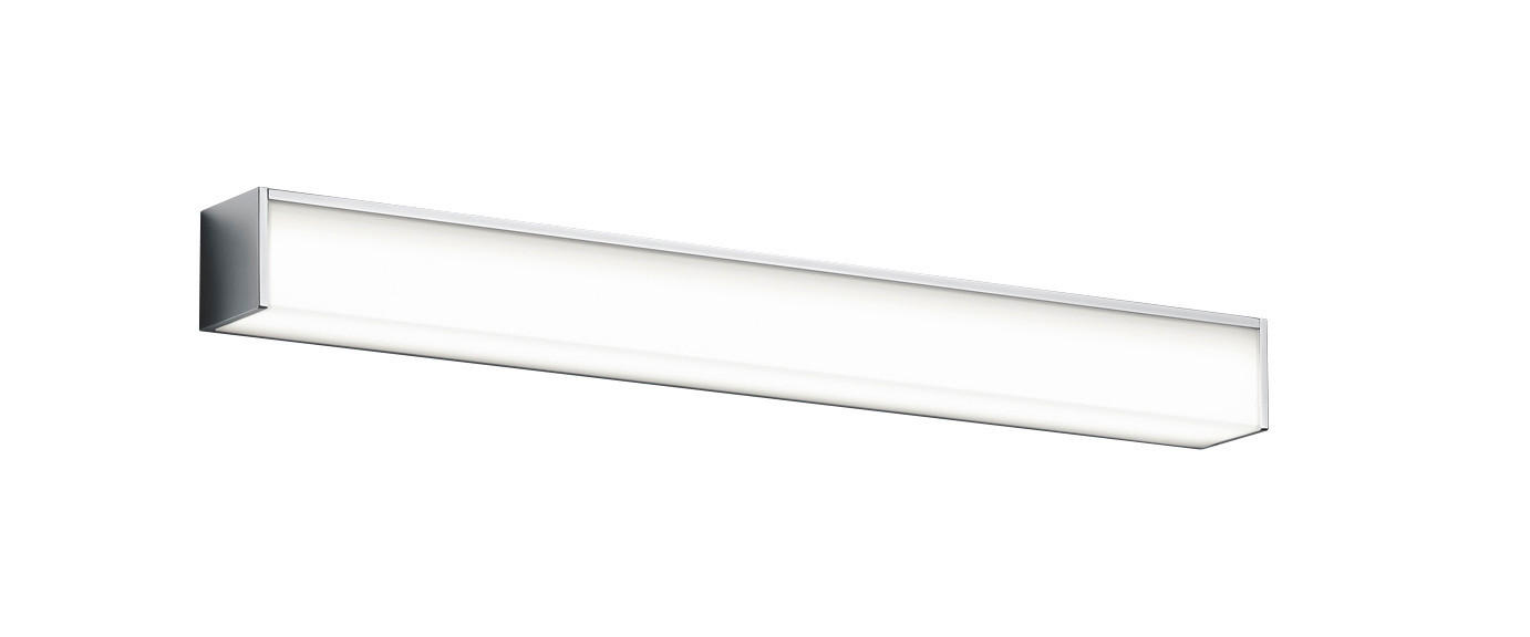 LED-WANDLEUCHTE 60/6/6 cm   - Chromfarben, KONVENTIONELL, Kunststoff/Metall (60/6/6cm) - Helestra