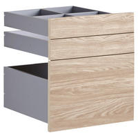 Set De Sertare 45,3/50,3/46,8 cm   - culoare lemn stejar, Konventionell, material pe bază de lemn (45,3/50,3/46,8cm) - Hom`in