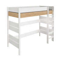 HOCHBETT 90/200 cm  - Weiss/Eichefarben, Basics, Holz/Holzwerkstoff (90/200cm) - Paidi