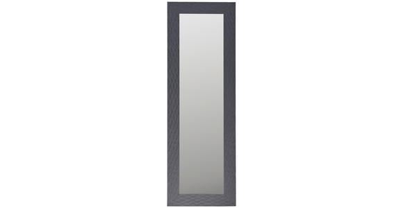 WANDSPIEGEL 50/150/1,6 cm    in rechteckig  - Silberfarben/Schwarz, LIFESTYLE, Glas/Holzwerkstoff (50/150/1,6cm) - Carryhome