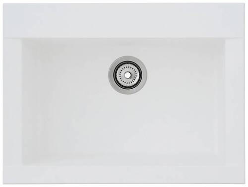 DISKHO 1712OHIO66X50W  - vit, Trend, glas/plast (66/21/50cm) - Respekta