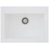 SPÜLE 1712OHIO66X50W  - Weiß, Trend, Glas/Kunststoff (66/21/50cm) - Respekta