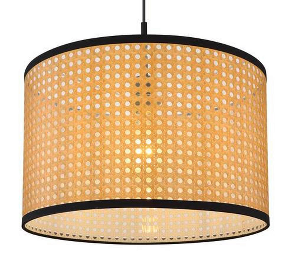 SVJETILJKA VISEĆA  45/140 cm       - prirodne boje/crna, Natur, metal/plastika (45/140cm) - Globo