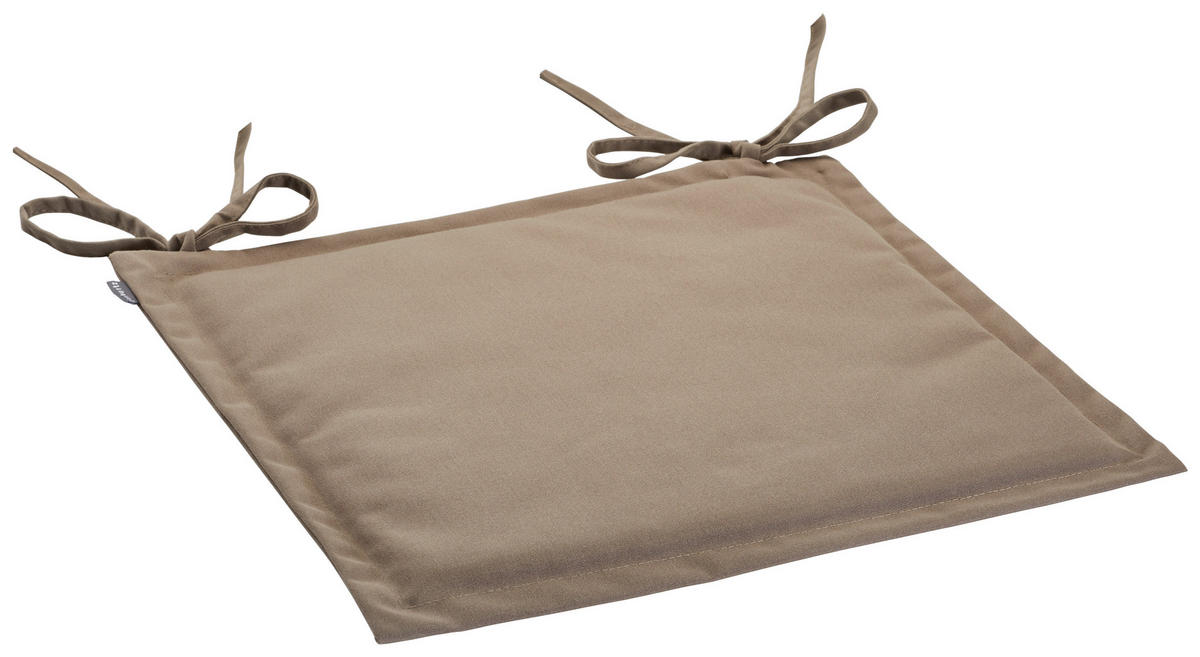 GARTENSITZKISSEN  - Taupe, Basics, Textil (43/2/43cm) - Jan Kurtz