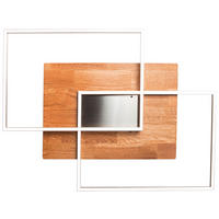 DECKENLEUCHTE Panama 75/56/7 cm   - Natur, Holz/Metall (75/56/7cm)