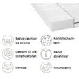 KOMFORTSCHAUMMATRATZE 100/200 cm Höhe ca. 18 cm  - Weiß, KONVENTIONELL, Textil (100/200cm) - Xora