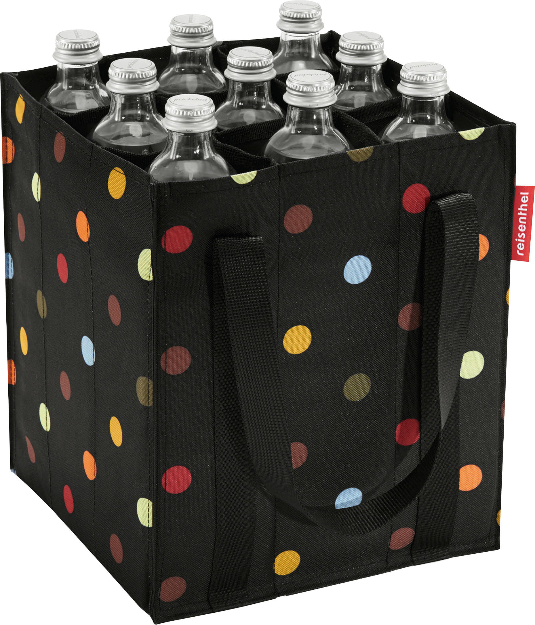 EINKAUFSTASCHE Bottlebag black  - Schwarz, Basics, Textil (24/28/24cm) - Reisenthel