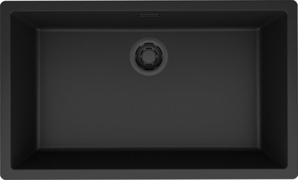 SPÜLE Zen F 130  - Schwarz, Basics, Keramik (75,6/45,6/20cm) - HKT
