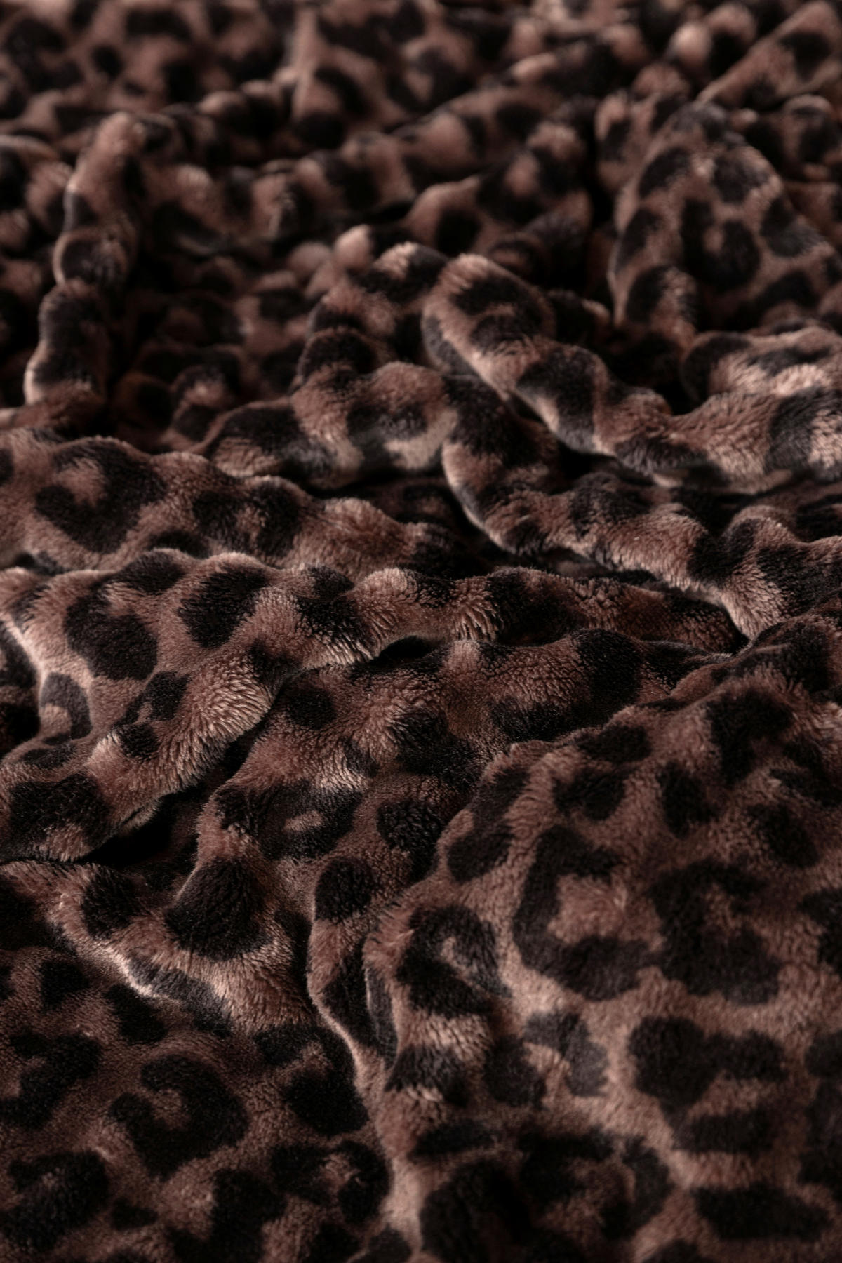 PLAID Bubble Leo 150/200 cm  - Dunkelbraun, Basics, Textil (150/200cm) - Novel
