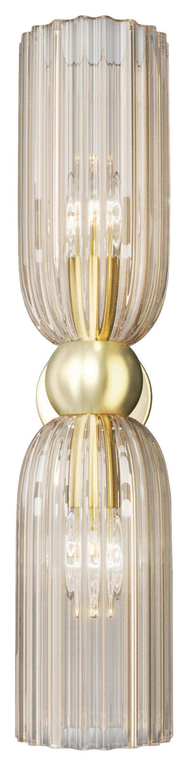 WANDLEUCHTE - Goldfarben, Glas/Metall (18/43,5/10cm) - MAYTONI