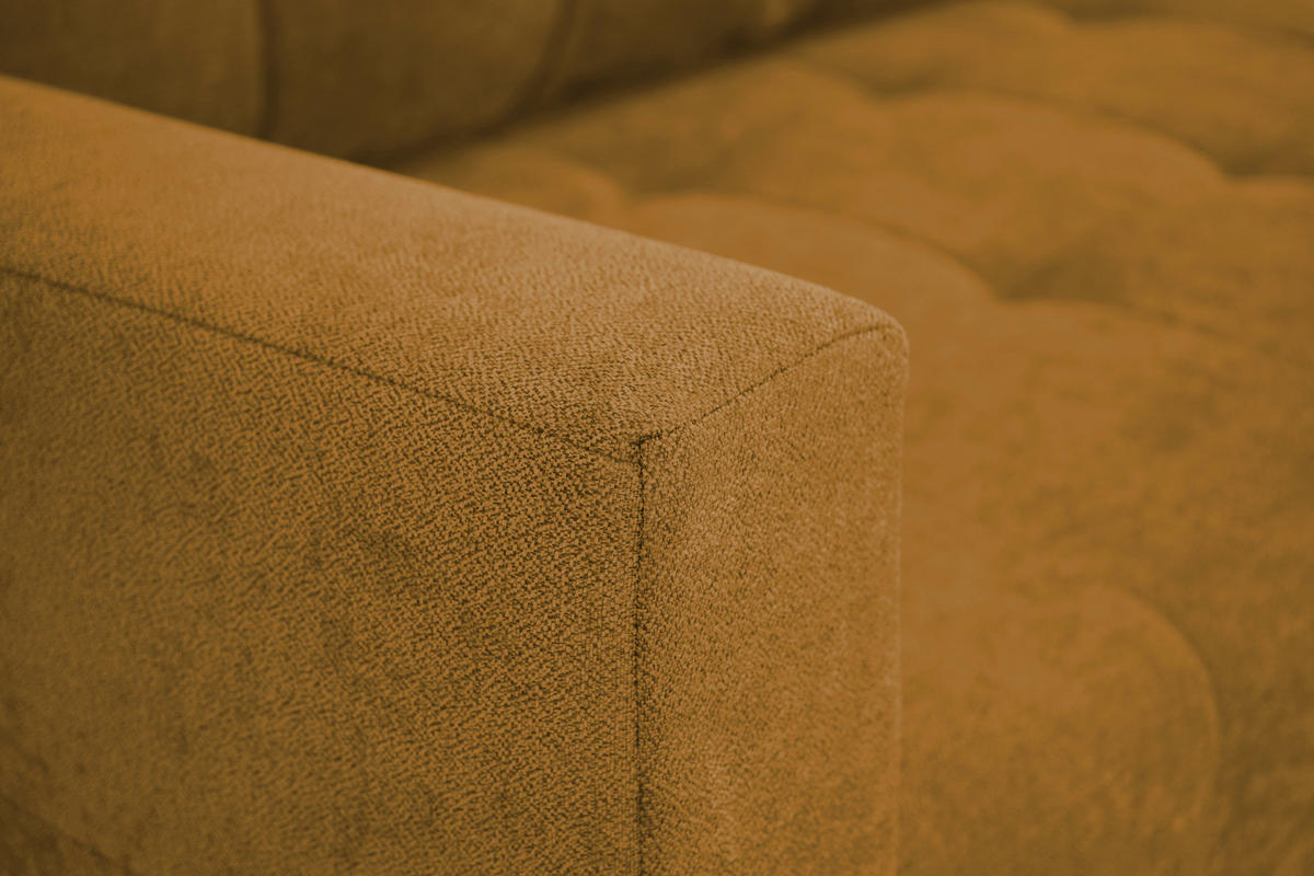 ECKSOFA Gelb  - Gelb, Design, Textil (232/141cm) - MID.YOU