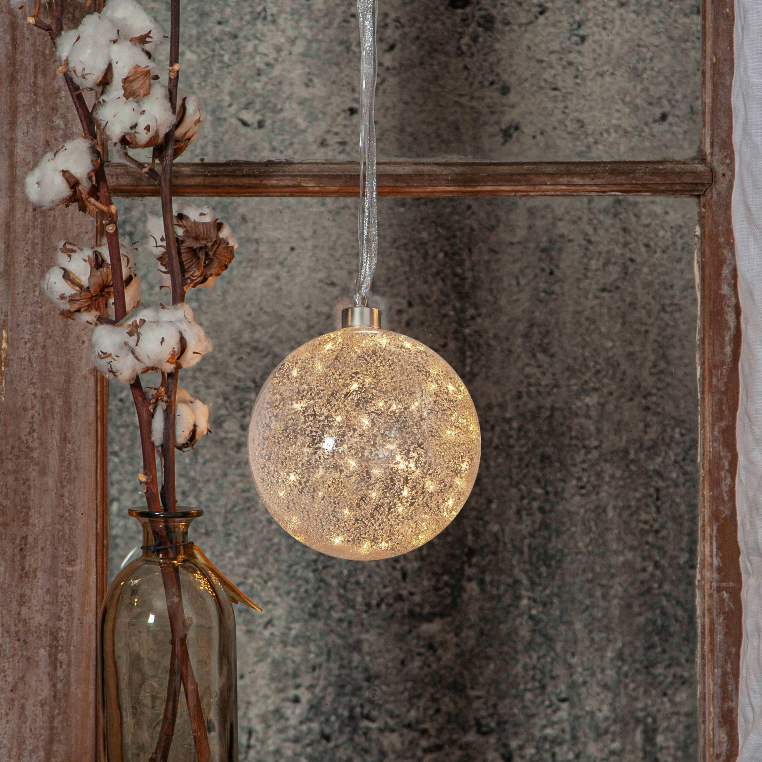 LED-DEKOLEUCHTE 15/16 cm   - Transparent, Basics, Glas (15/16cm) - Eglo