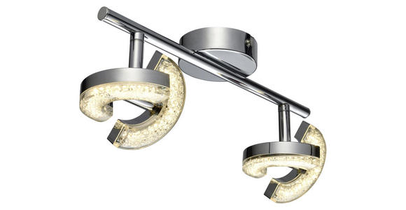 LED-STRAHLER - Weiß, Design, Kunststoff/Metall (12/14cm) - Novel