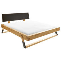 BETT 180/200 cm  in Fichtefarben   - Fichtefarben/Anthrazit, Modern, Holz/Textil (180/200cm) - MID.YOU