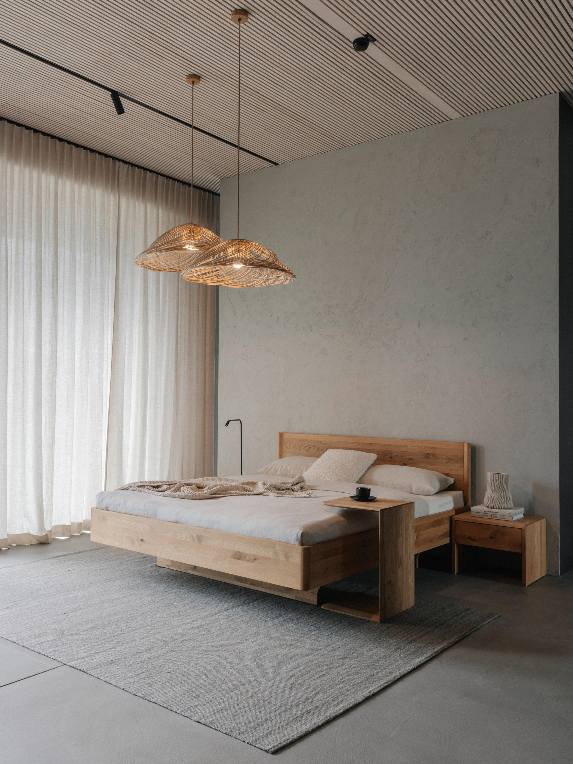 BETT 180/200 cm  in Wildeiche  - Wildeiche, Natur, Holz (180/200cm) - Team 7