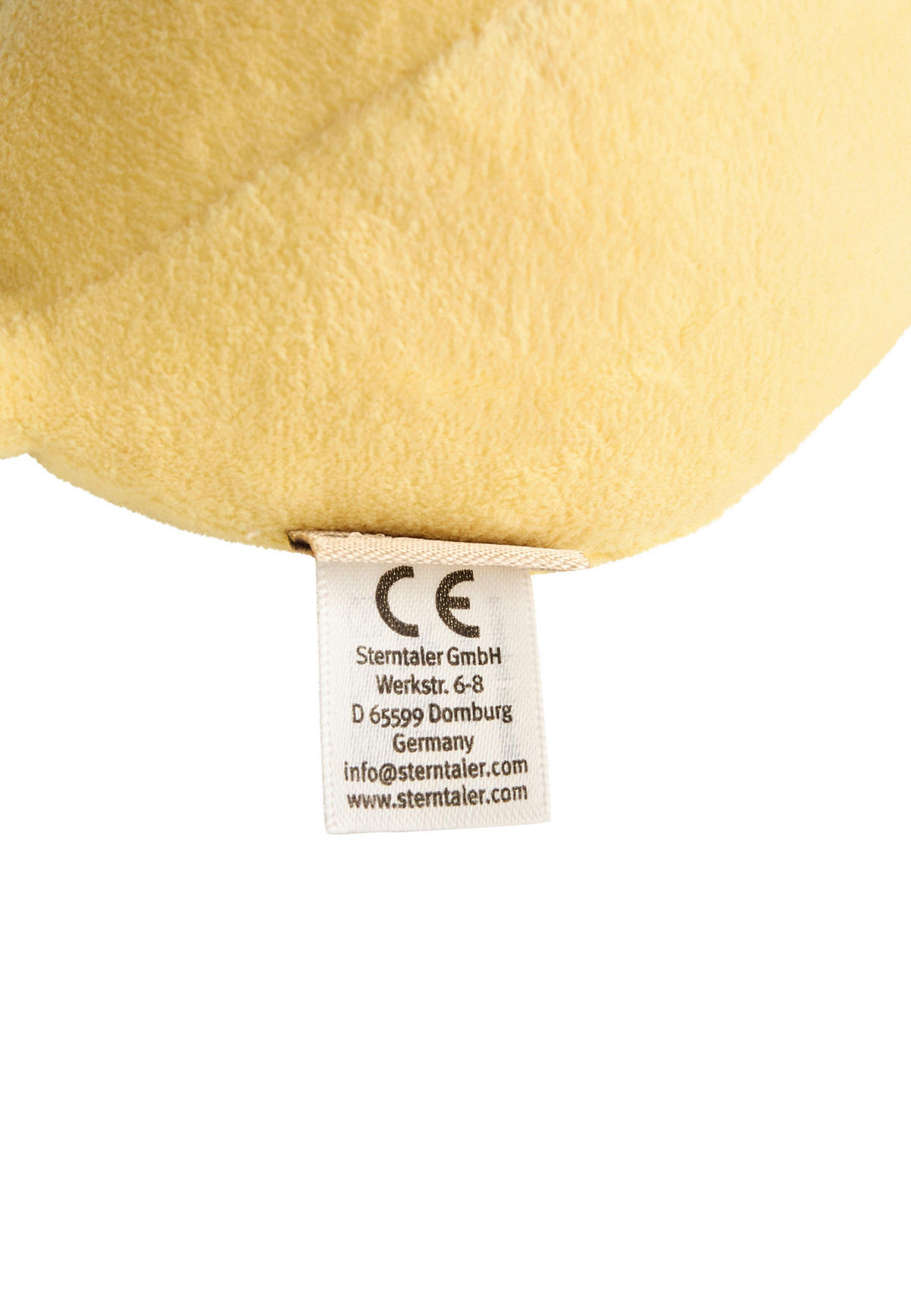 KUSCHELTIER Früchte 11/7/7 cm  - Hellgelb, Basics, Textil (11/7/7cm) - Sterntaler