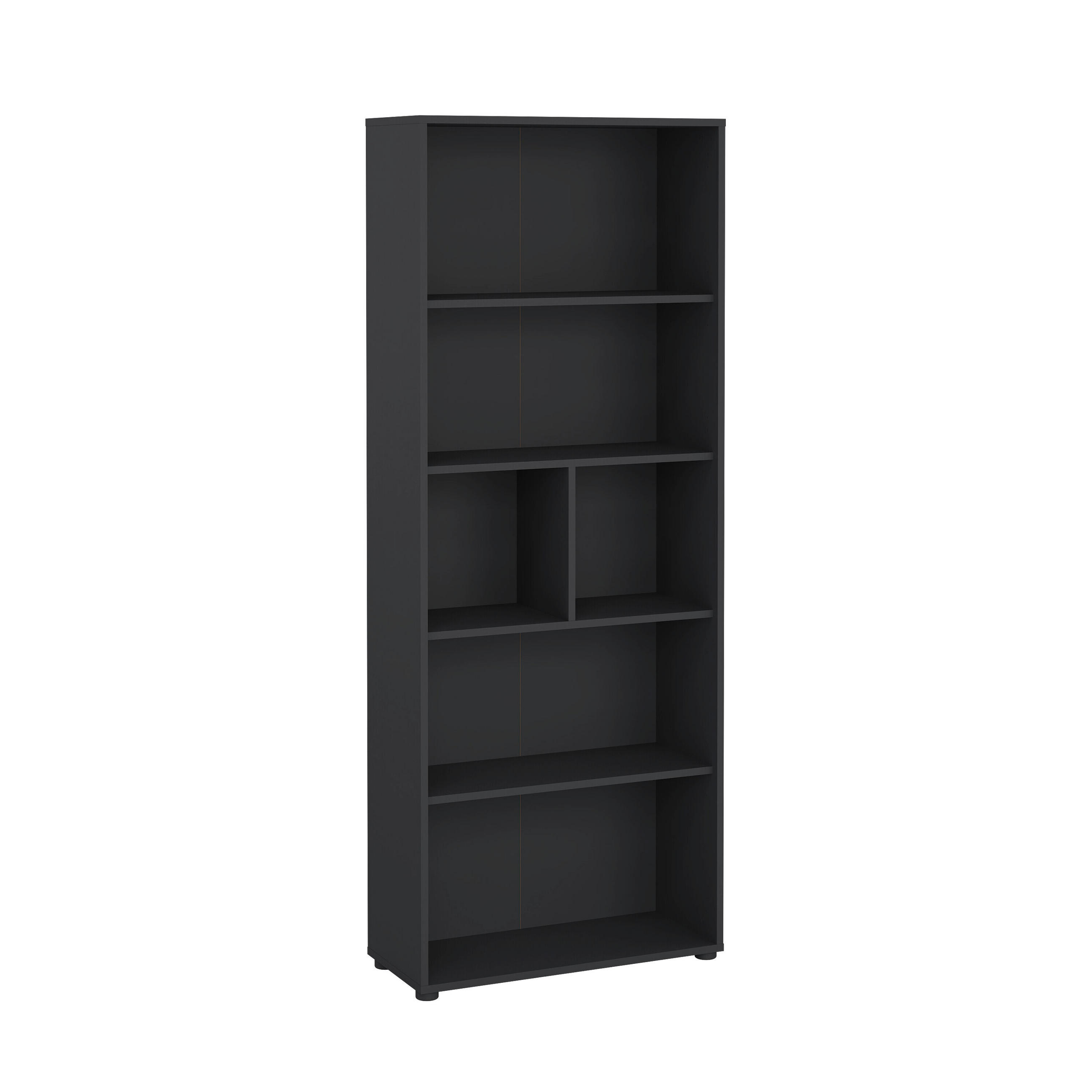 REGAL Grau  - Grau, MODERN, Holzwerkstoff (79,6/204,7/34,3cm) - MID.YOU
