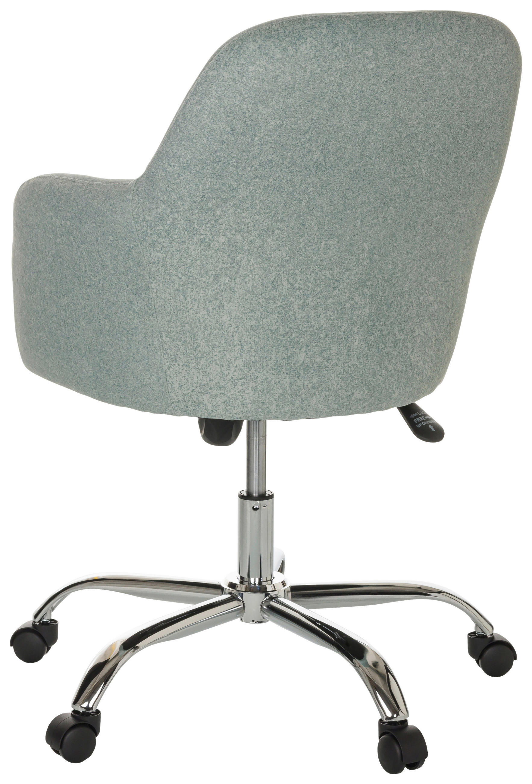 Thumbnail - Mid.you Drehstuhl, Mintgrün, Textil, Drehkreuz, 68x85-94x68 cm, Sitzfläche 360° drehbar, Arbeitszimmer, Bürostühle, Dreh...