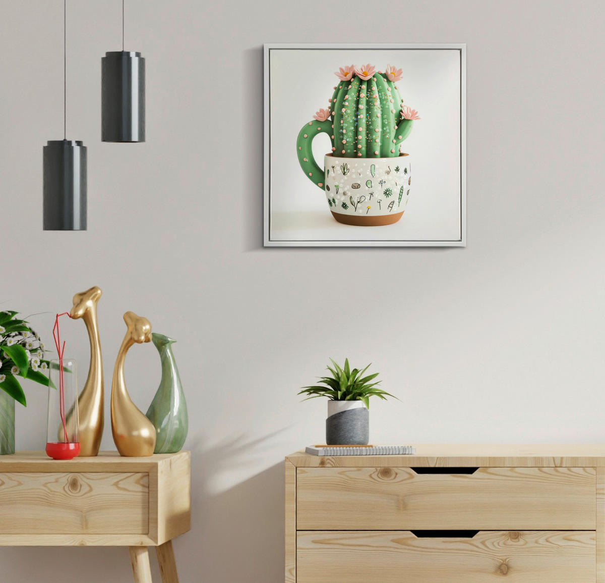 LEINWANDBILD Blumen  - Weiß, Basics, Holz/Kunststoff (40/40/2.8cm)