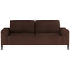 SCHLAFSOFA in Webstoff Dunkelbraun  - Dunkelbraun/Schwarz, Design, Textil/Metall (240/89/103cm) - Ti'me