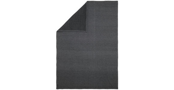 WOHNDECKE 130/180 cm  - Schwarz, Trend, Textil (130/180cm) - Esposa