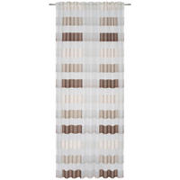FERTIGVORHANG  halbtransparent   140/245 cm  - Taupe, Basics, Textil (140/245cm) - Dieter Knoll