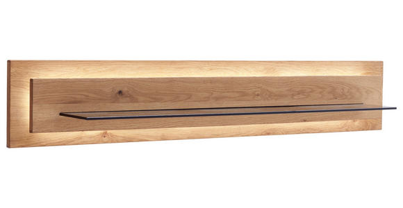 WANDBOARD 150/26/24 cm - Wildeiche, Design, Glas/Holz (150/26/24cm) - Novel