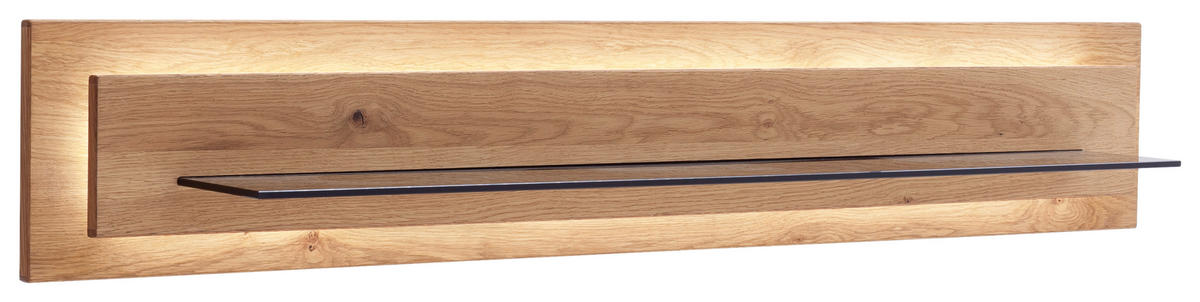 NÁSTĚNNÁ POLICE, divoký dub, divoký dub, 150/26/24 cm - divoký dub, Design, dřevo/kompozitní dřevo (150/26/24cm) - Novel