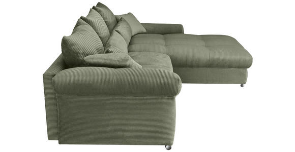 Freisteller von Carryhome ECKSOFA Olivgrün Cord.