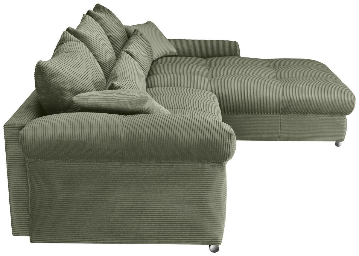 Freisteller von Carryhome ECKSOFA Olivgrün Cord.