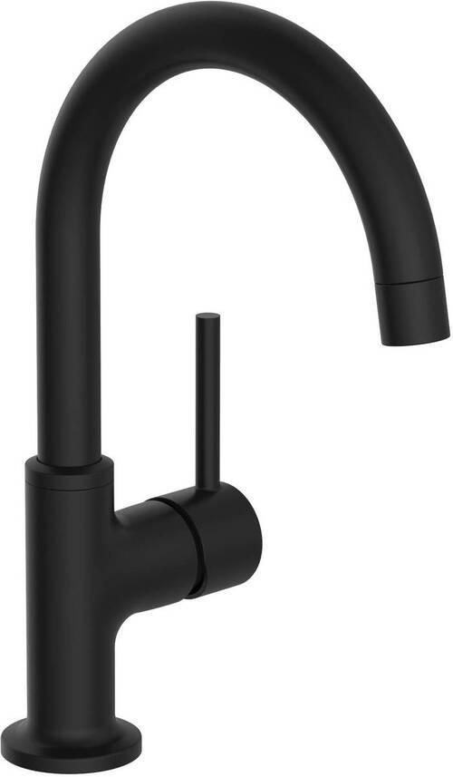 WASCHTISCHARMATUR 601406  - Schwarz, Basics, Metall (4,5/25,0/17,0cm)