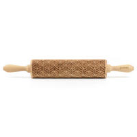 MOTIV-TEIGROLLE - Naturfarben, Basics, Holz (43/6/6cm) - Folkroll