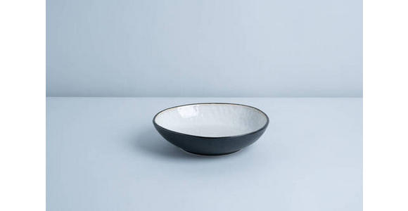 SUPPENTELLER Grau Steinzeug SÖREN  - Grau, LIFESTYLE, Keramik (20,8/5/20cm) - Novel