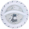 BARNTALLRIK  - vit/grå, Trend, plast (21,5/1,8cm) - My Baby Lou