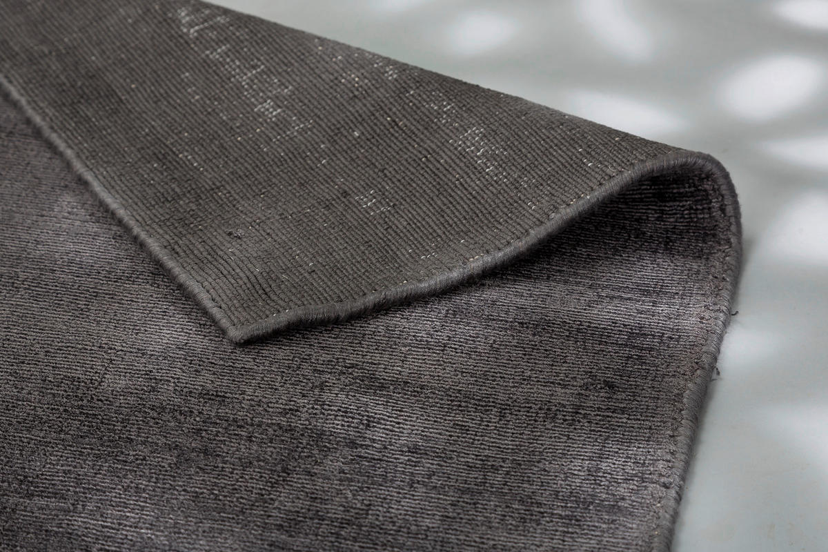 WEBTEPPICH 140/200 cm Alessa Anthrazit rechteckig  - Anthrazit, Basics, Textil (140/200cm) - Schöner Wohnen