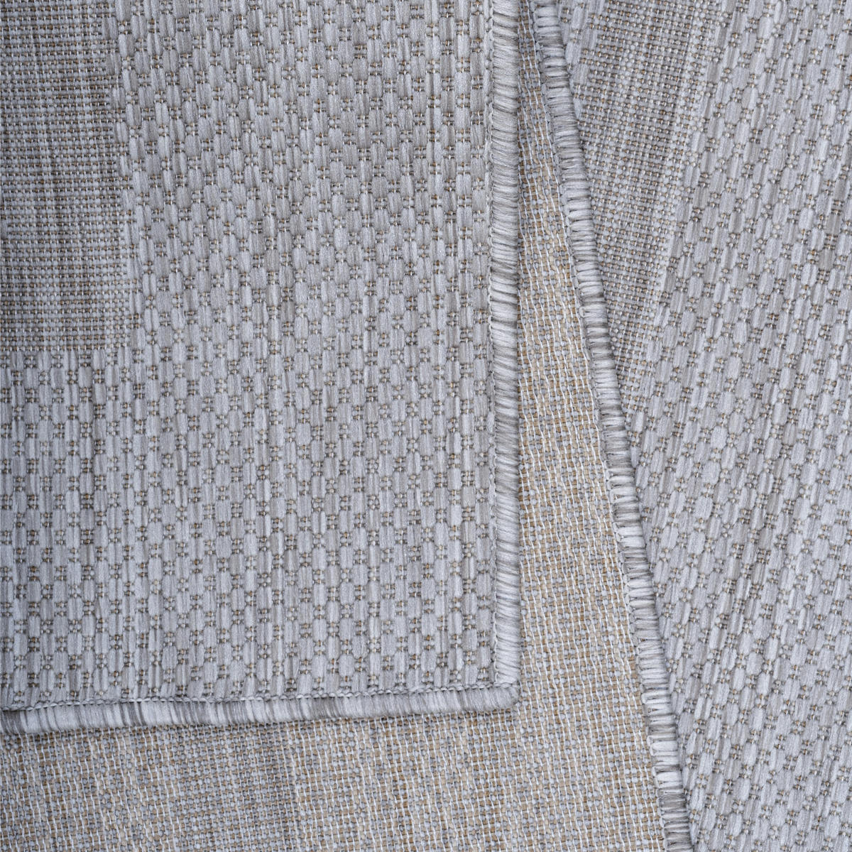 FLATVÄVD MATTA 60/100 cm Relax  - silver, Basics, textil (60/100cm) - Novel