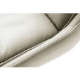 STUHL in Edelstahl beschichtet Metall, Textil - Edelstahlfarben/Cappuccino, Design, Textil/Metall (49/90/65cm) - Novel