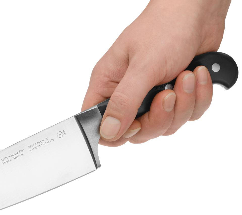 GEMÜSEMESSER Spitzenklasse Plus Edelstahl 18 cm  - Edelstahlfarben/Schwarz, Basics, Kunststoff/Metall (18cm) - WMF