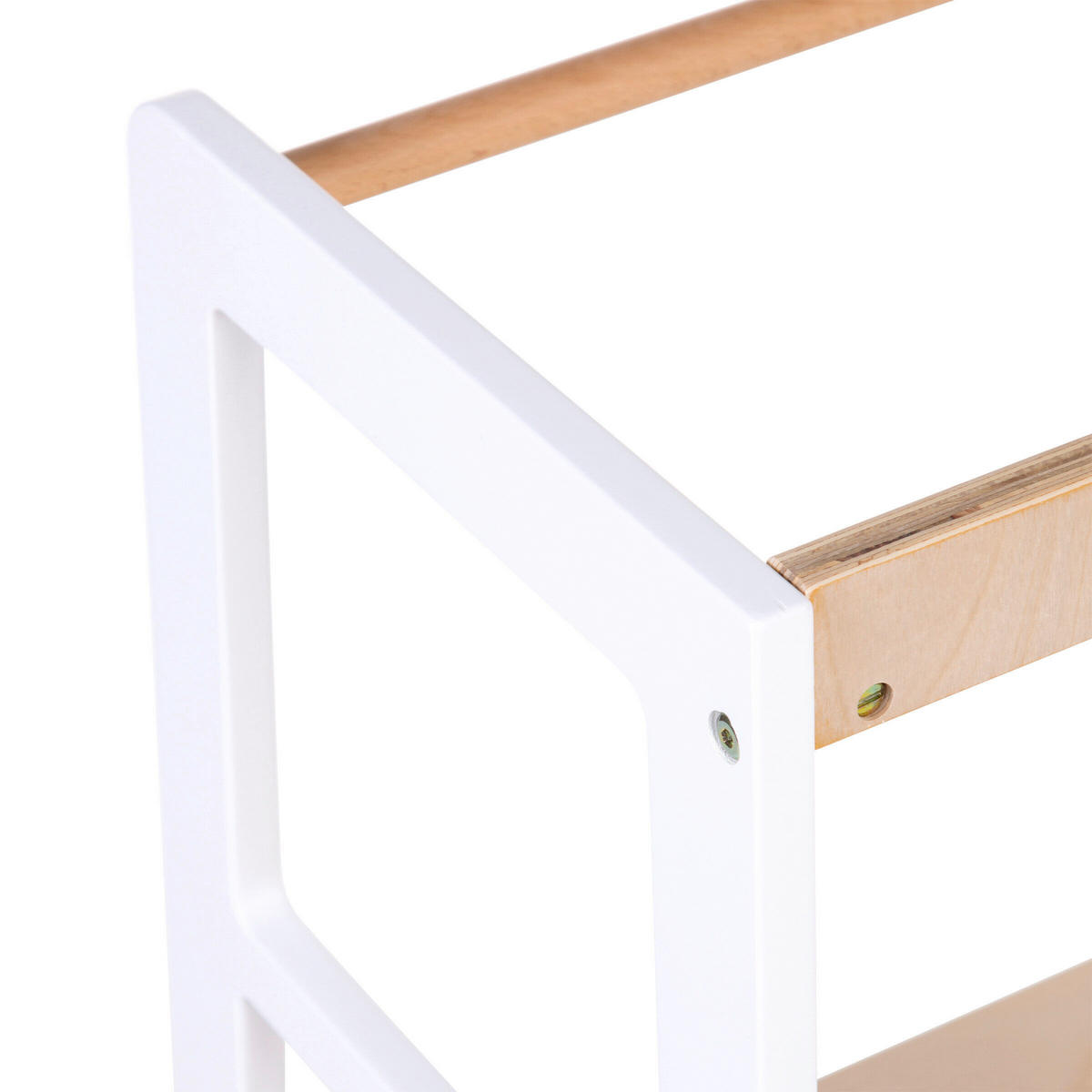 LERNTURM  - Weiß/Baltimorefarben, Basics, Holz (90/40/41cm) - Childhome
