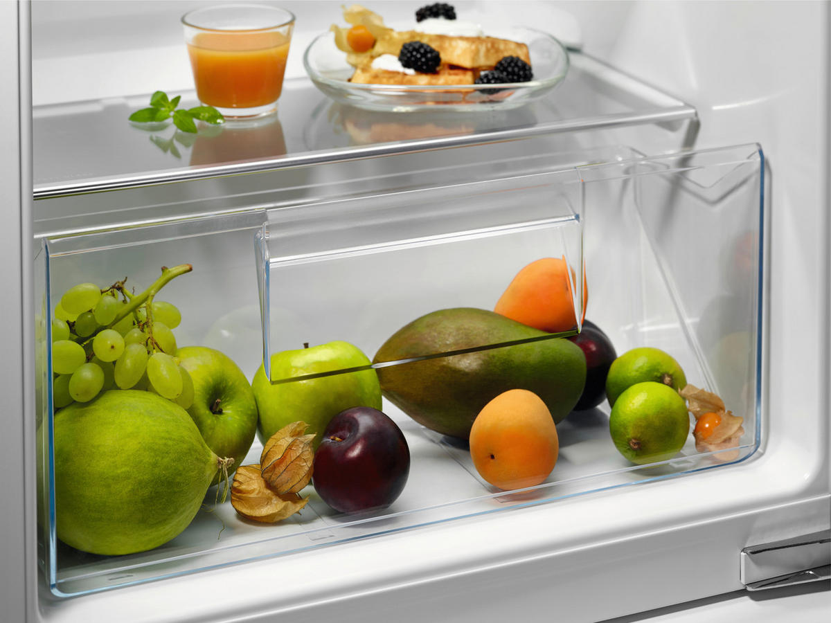 KÜHLSCHRANK 54,8/87,3/54,9 cm KRB2AE88S  - Weiß, Basics, Glas/Kunststoff (54,8/87,3/54,9cm) - Electrolux