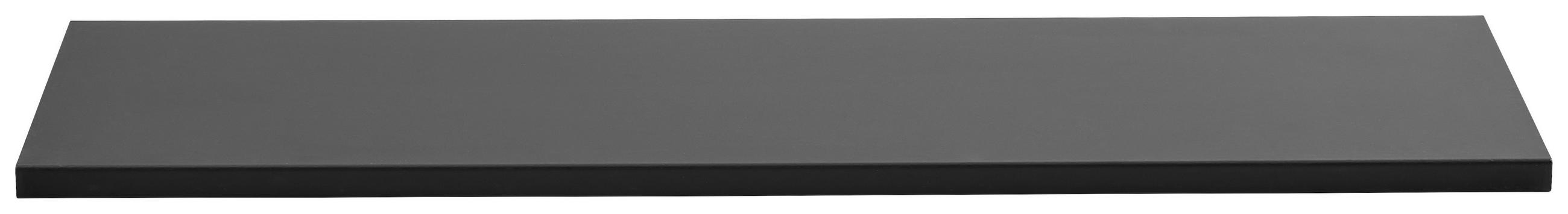VÄGGHYLLA 80/1,8/25 cm  - svart, Klassisk, trämaterial (80/1,8/25cm) - Xora