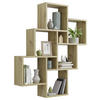 WANDREGAL Eiche Artisan  - Eiche Artisan, KONVENTIONELL, Holzwerkstoff (82/95/16cm) - MID.YOU