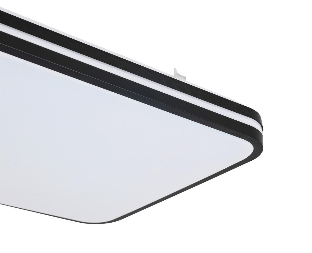 PLAFONIERĂ CU LED - alb/negru, Basics, plastic/metal (66/33/5,5cm) - Novel