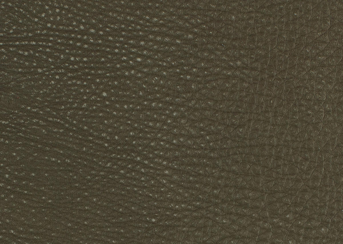 ECKSOFA in Echtleder Olivgrün  - Gelb/Schwarz, Design, Leder/Metall (130/210cm) - Dieter Knoll