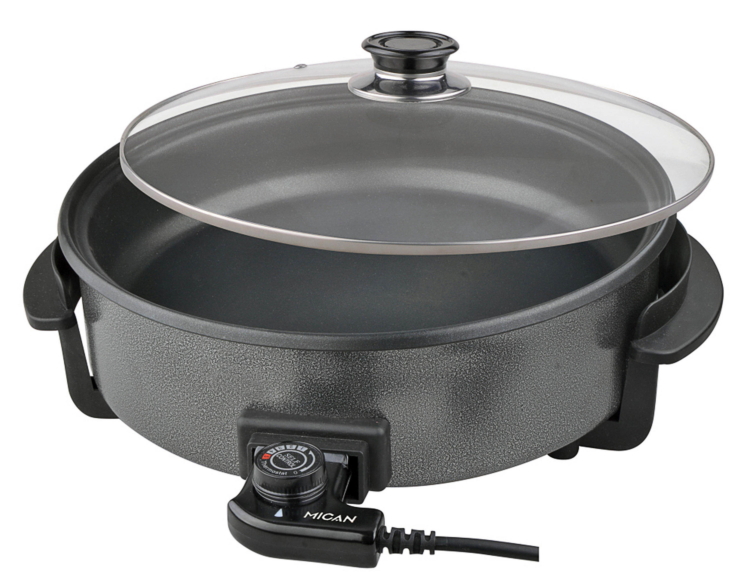ELEKTRISCHE PFANNE  - Schwarz, LIFESTYLE, Metall (40/9/49,5cm) - Mican