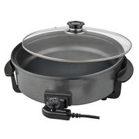 ELEKTRISCHE PFANNE  - Schwarz, LIFESTYLE, Metall (40/9/49,5cm) - Mican