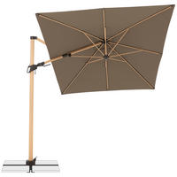 AMPELSCHIRM  300/220 cm  - Greige/Eschefarben, Basics, Textil/Metall (300/220cm) - Doppler