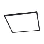 LED-DECKENLEUCHTE 42/42/2,9 cm   - Schwarz, Basics, Kunststoff (42/42/2,9cm) - Novel