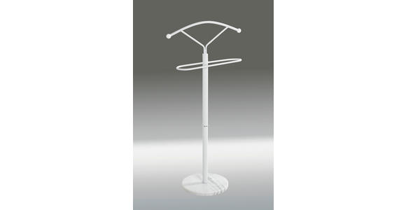 HERRENDIENER - Weiß, Design, Stein/Metall (50/105/32cm) - Carryhome
