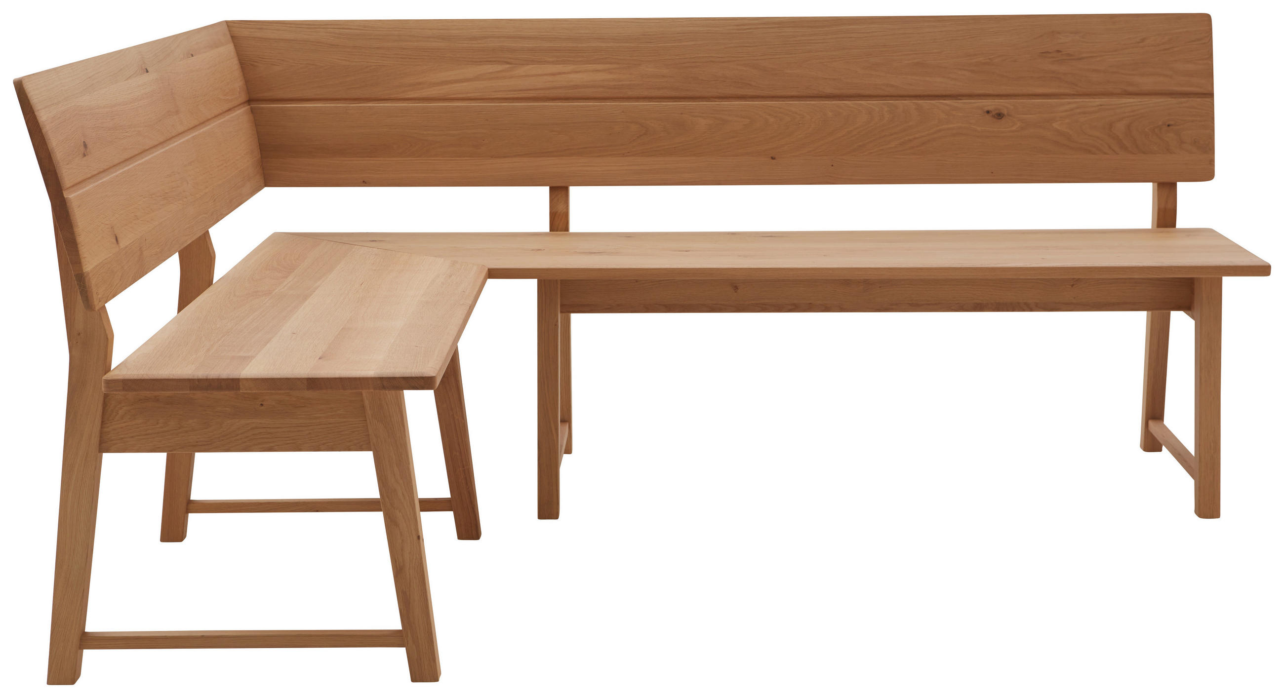 ECKBANK 150/190 cm  in Eichefarben  - Eichefarben, KONVENTIONELL, Holz (150/190cm) - Valnatura